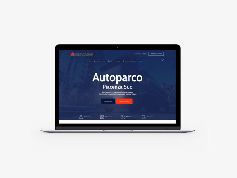 Sito web fornitura servizi